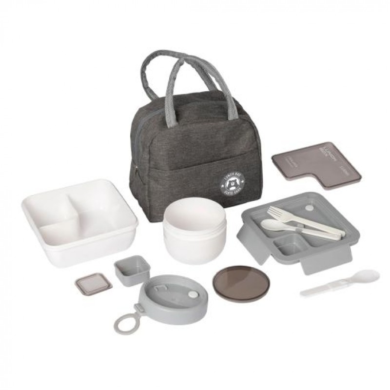 GUSTO CASA 602413 Τσάντα Φαγητού Χειρός Ισοθερμική με 2 Δοχεία  GUSTO CASA 1.1Lt και 0.6Lt (060235) GUSTO CASA 602413 Τσάντα Φαγητού Χειρός Ισοθερμική με 2 Δοχεία  GUSTO CASA 1.1Lt και 0.6Lt (060235)