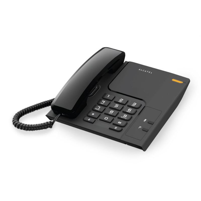 Alcatel T26  Ενσύρματο τηλέφωνο Μαύρο, Λειτουργία επανάκλησης (010001)