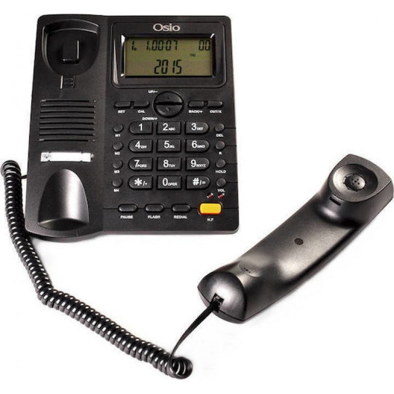 Osio OSW-4710B Μαύρο Ενσύρματο τηλέφωνο με οθόνη (110087-0013) Osio OSW-4710B Μαύρο Ενσύρματο τηλέφωνο με οθόνη (110087-0013)