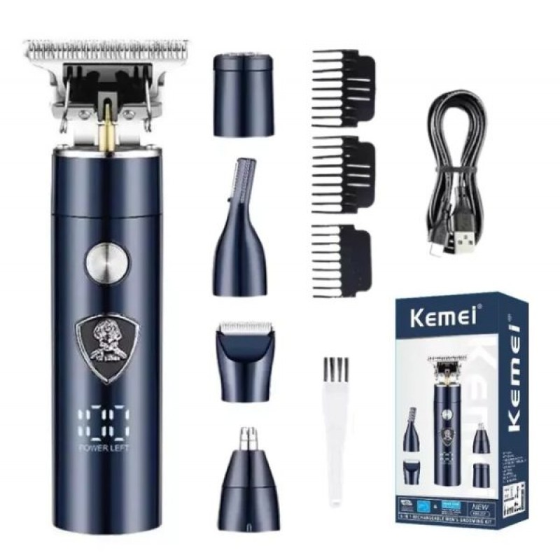 Kemei KM-257  Κουρευτική μηχανή, 5in1,  Barber (302570)