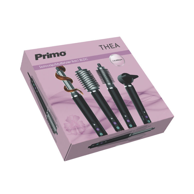 PRIMO PRHS-40535 Multi Styler THEA 8 σε 1 Ηλεκτρική Βούρτσα με Αέρα για Μπούκλες και Ίσιωμα 1500W (400535) PRIMO PRHS-40535 Multi Styler THEA 8 σε 1 Ηλεκτρική Βούρτσα με Αέρα για Μπούκλες και Ίσιωμα 1500W (400535)