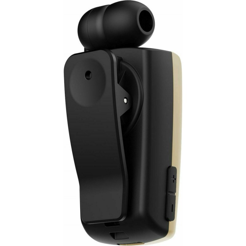 iPro RH120 In-ear Bluetooth Handsfree Ακουστικό Πέτου Μαύρο-Χρυσό