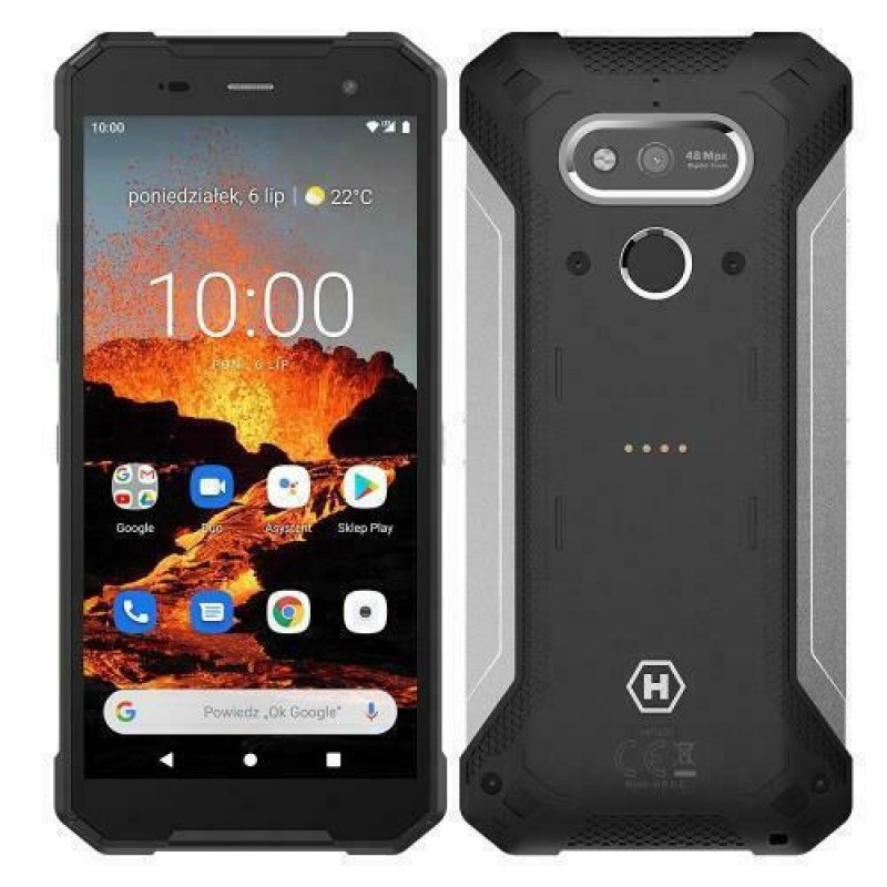 Hammer Explorer Pro Κινητό Smartphone (Dual SIM) 128GB/6GB RAM NFC Μαύρο-Ασημί