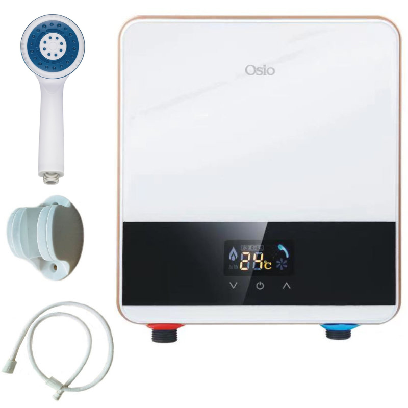 Osio OHF-2560W Ηλεκτρικός Ταχυθερμαντήρας Μπάνιου με οθόνη και τηλέφωνο 5500W