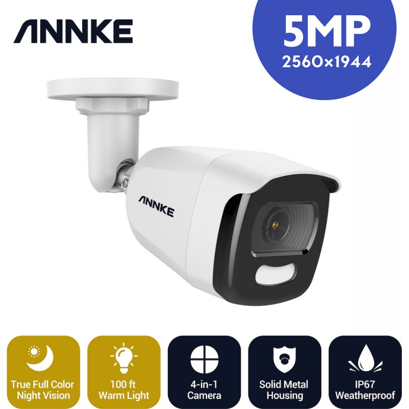 Annke CR1CJ IP Κάμερα Παρακολούθησης Full HD Αδιάβροχη ΙΡ67 με Φακό 3.6mm
