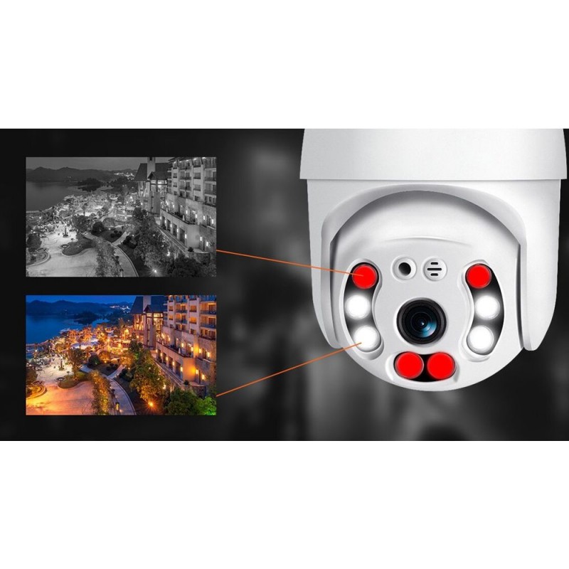 Clever IP Camera Full HD με WI-FI Εξωτερικού Χώρου με Δυνατότητα Ελέγχου από Κινητό IP65 (080051)