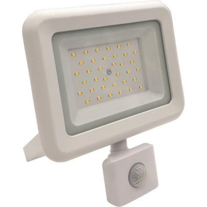 Eurolamp 147-69657 Προβολέας IP44 Ισχύος 30W με Λευκό Φως Περιστρεφόμενος