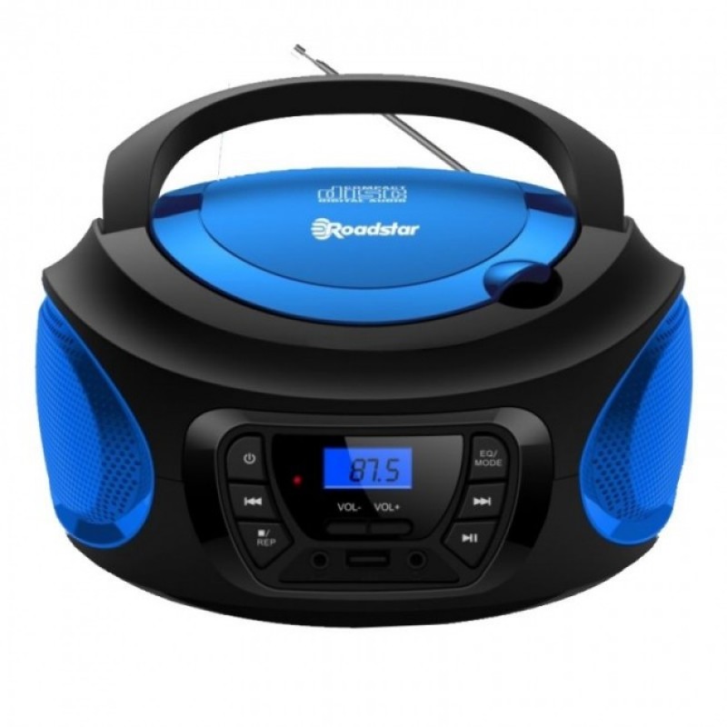  Roadstar CDR-365U Φορητό Ηχοσύστημα με CD / MP3 / USB / Ραδιόφωνο Μπλε