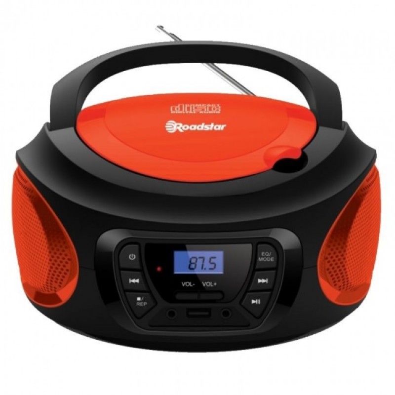  Roadstar CDR-365U Φορητό Ηχοσύστημα με CD / MP3 / USB / Ραδιόφωνο Κόκκινο
