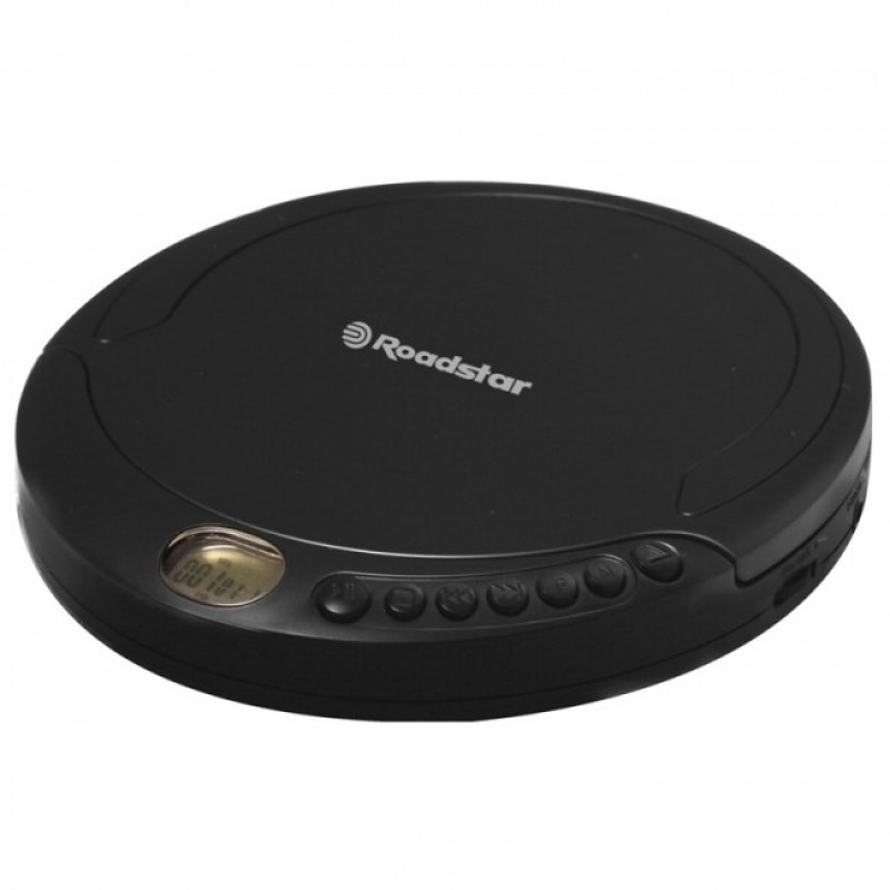 Roadstar PCD-498N BK Φορητό CD-Player/ MP3 με Οθόνη LCD Μαύρο 