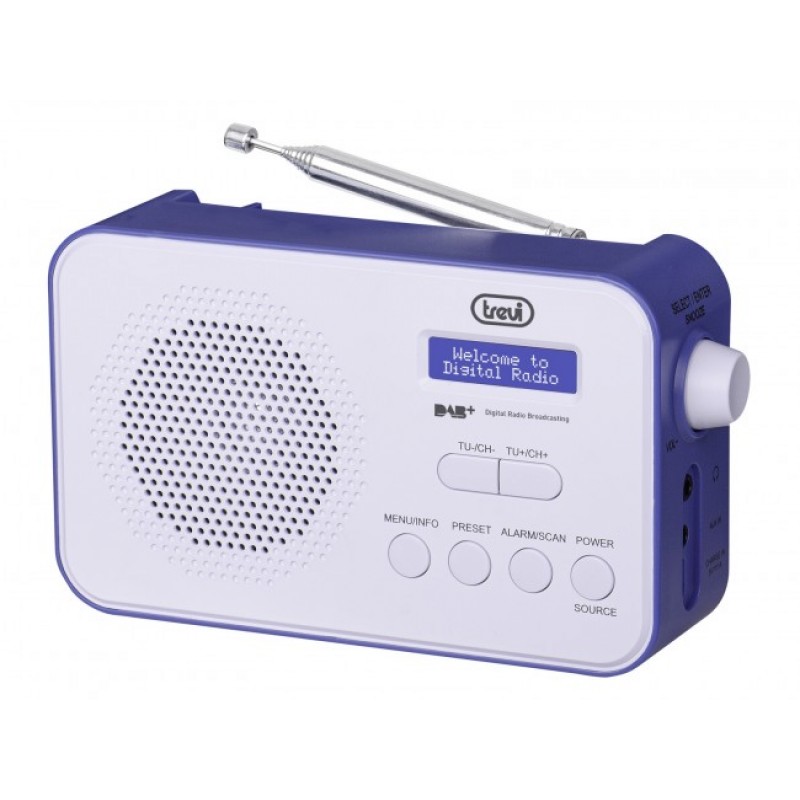 Trevi DAB-7F92/BL Ψηφιακό Φορητό ραδιόφωνο με DAB 