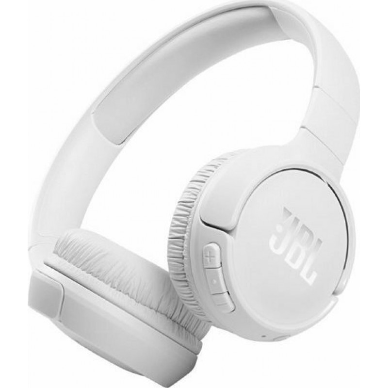 JBL 510BT Tune Ασύρματα On Ear Ακουστικά Bluetooth με Smart Λειτουργία Λευκό