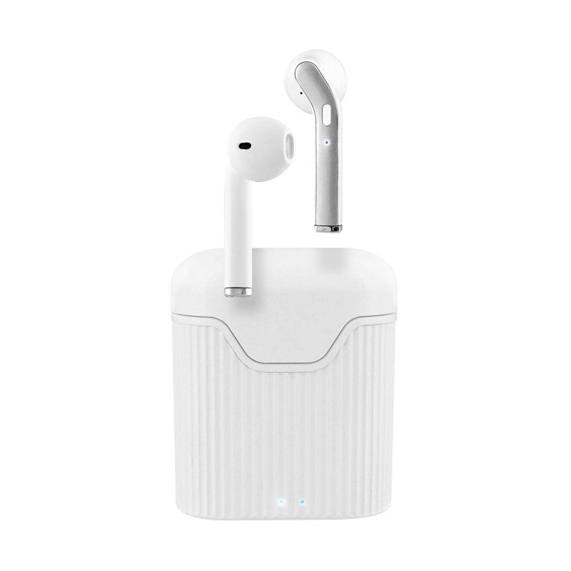 TNB EBFEATWH Ακουστικά Bluetooth με Θήκη Φόρτισης Λευκό