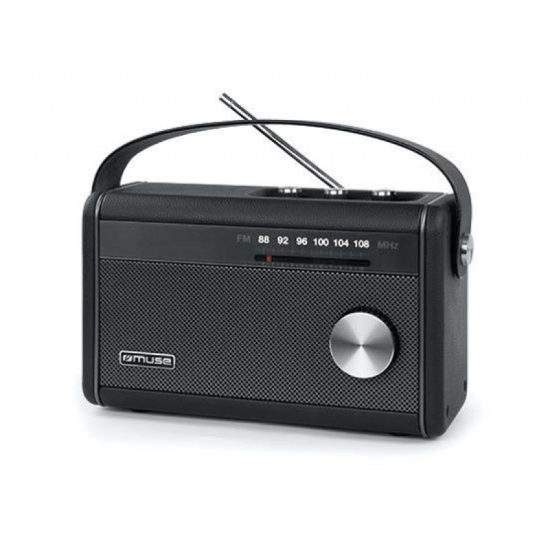 MUSE M-098BT Ραδιόφωνο  Μπαταρίας-Ρεύματος με Bluetooth Μαύρο (230239)