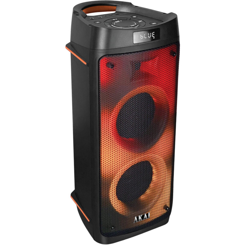 Akai Party Box 810 Ηχείο Φορητό Bluetooth Karaoke με Ραδιόφωνο FM και Τηλεχειριστήριο 50W RMS
