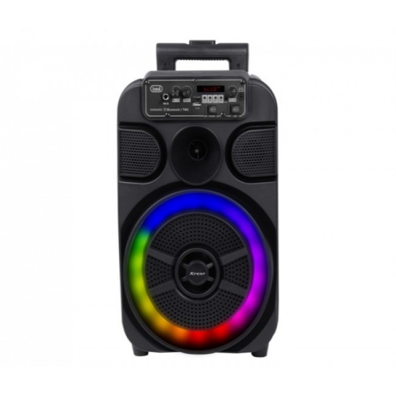 Trevi XF-460 Φορητό Ηχοσύστημα με Bluetooth, USB, MicroSD, AUX IN, Microphone In και Led Oθόνη 40W RMS