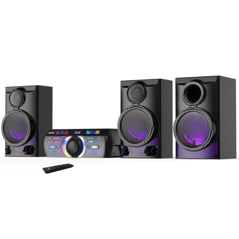 AKAI Trinitone Sound Fusion System 3.1 Ηχοσύστημα Home Entertainment με Bluetooth 5.0, 180W RMS (110582-0192)