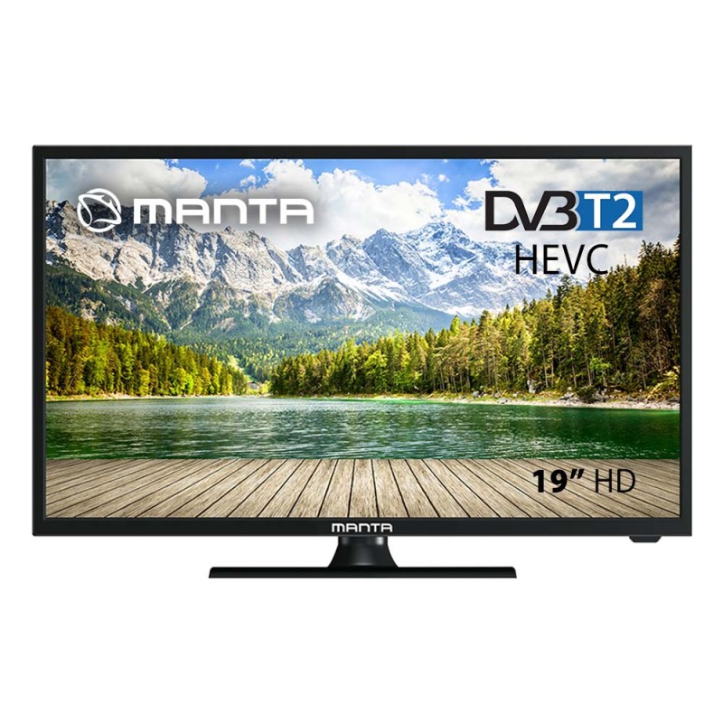 Manta 19" 12LHN123D LED TV DVB-C/T2 HD με Λειτουργία 12V (2023) 
