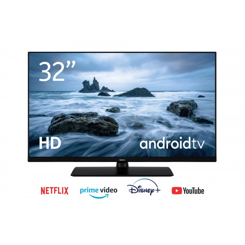 Nokia HNE32GV210 Smart LED TV 32" με  Netflix, YouTube, Prime Video, Disney+, Android TV 1366 x 768 pixels