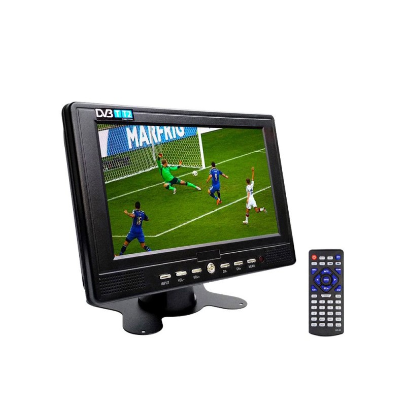 Clever Φορητή Τηλεόραση Aυτοκινήτου  7''με DVB-T2 ,HDMI,USB,TF card,AV In 800x480 (140009)