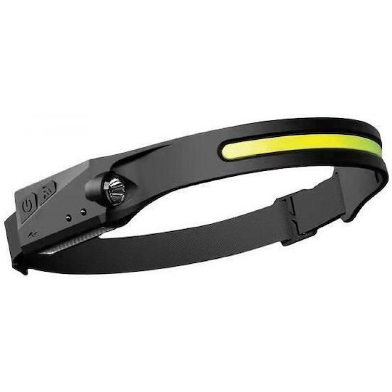 EUROLAMP 145-24516  Φακός Κεφαλης Επαναφορτιζομενος με Αισθητήρα Κίνησης LED COB (145-24516)