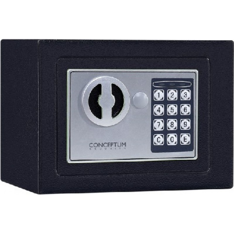 Conceptum 20E Mini Safebox Ψηφιακό Χρηματοκιβώτιο Μαύρο 