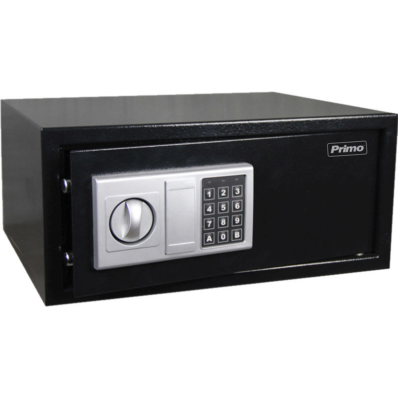 Primo PRSB-50021 Ηλεκτρονικό Χρηματοκιβώτιο 20x43x35cm Μαύρο (500021)