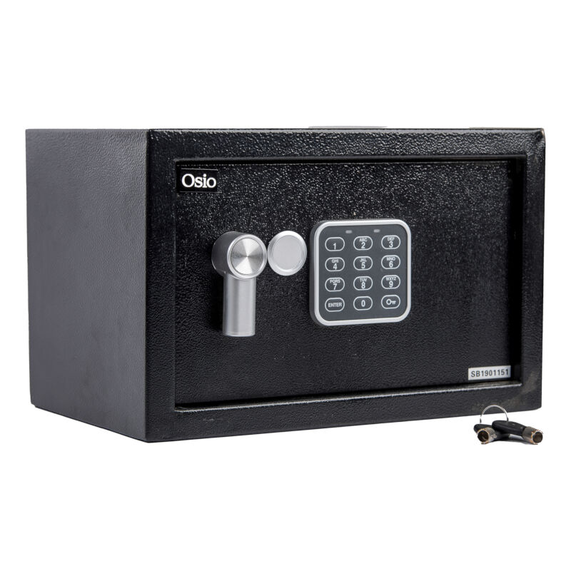 Osio OSB-2031BL Χρηματοκιβώτιο με Hλεκτρονική Kλειδαριά 31 x 20 x 20 cm Osio OSB-2031BL Χρηματοκιβώτιο με Hλεκτρονική Kλειδαριά 31 x 20 x 20 cm