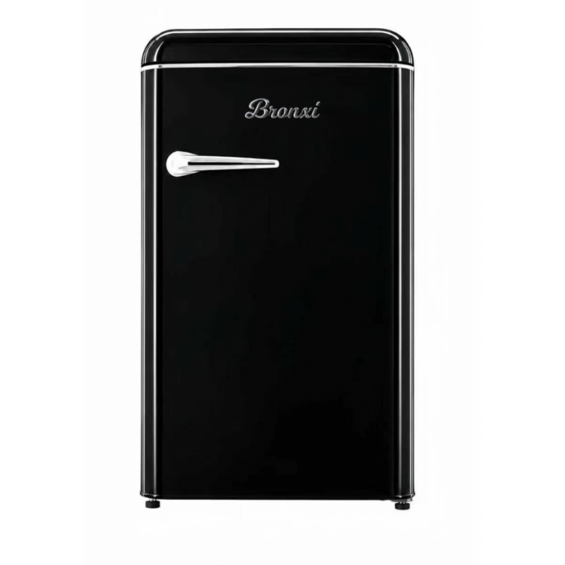 BRONXI BX-8955 Mini Retro Ψυγείο 118Lt  Μαύρο (BX-8955)