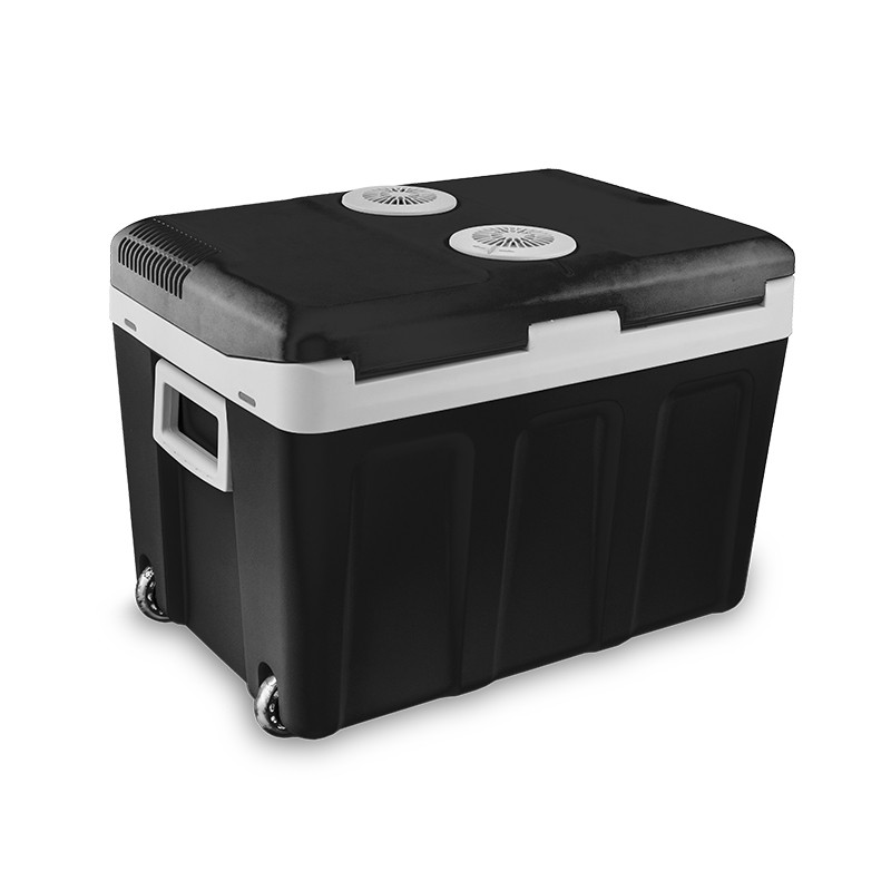 First Austria FA-5170-2-BA Φορητό Ηλεκτρικό Ψυγείο με δυνατότητα θέρμανσης και Ροδάκια Μαύρο 40L