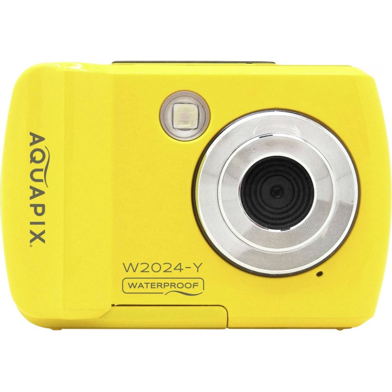 Aquapix W2024 Υποβρύχια Compact Φωτογραφική Μηχανή 16MP με Οθόνη 2.4" και Ανάλυση Video 1280 x 720p Κίτρινο