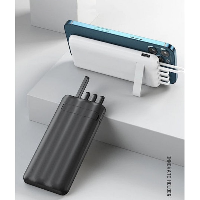 Powerbank 4in1, Fast Charge, 10.000mah, X20,125200, Black (125200_b) Powerbank 4in1, Fast Charge, 10.000mah, X20,125200, Black (125200_b)