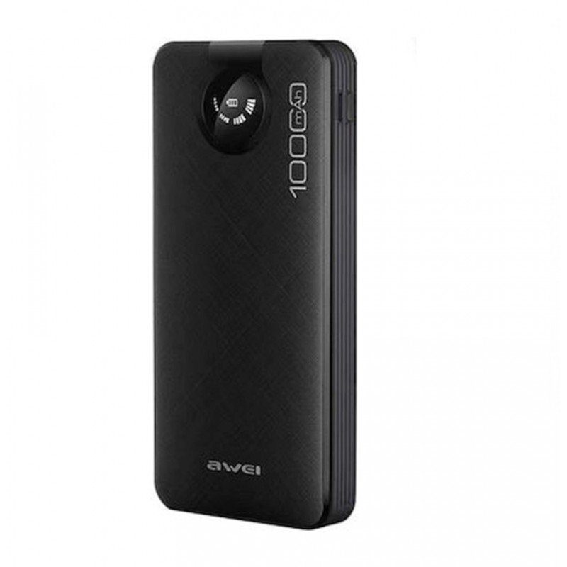 Powerbank 048958 P133K, 10000mah, 4 in 1, Black (048958)