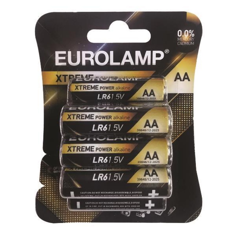 Eurolamp  147-24126 Extreme Power Μπαταρίες ΑΑ (LR6) 8τμχ 1,5V
