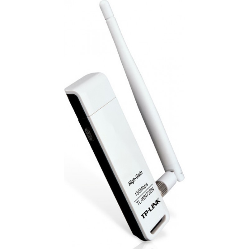 TP-LINK TL-WN722N v2 Ασύρματος USB Αντάπτορας Δικτύου με Αποσπώμενη Κεραία 150Mbps 