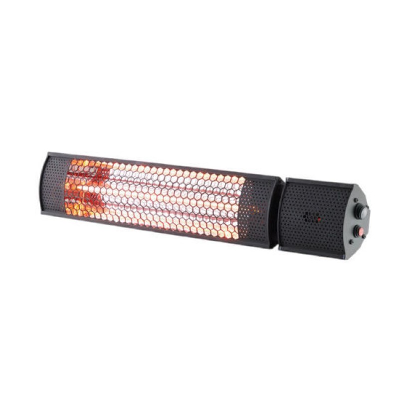 PRIMO PRIH-81074 Ηλεκτρική Σόμπα Εξωτερικού Χώρου 2000W με Λάμπα Gold και Τηλεχειριστήριο (810074)