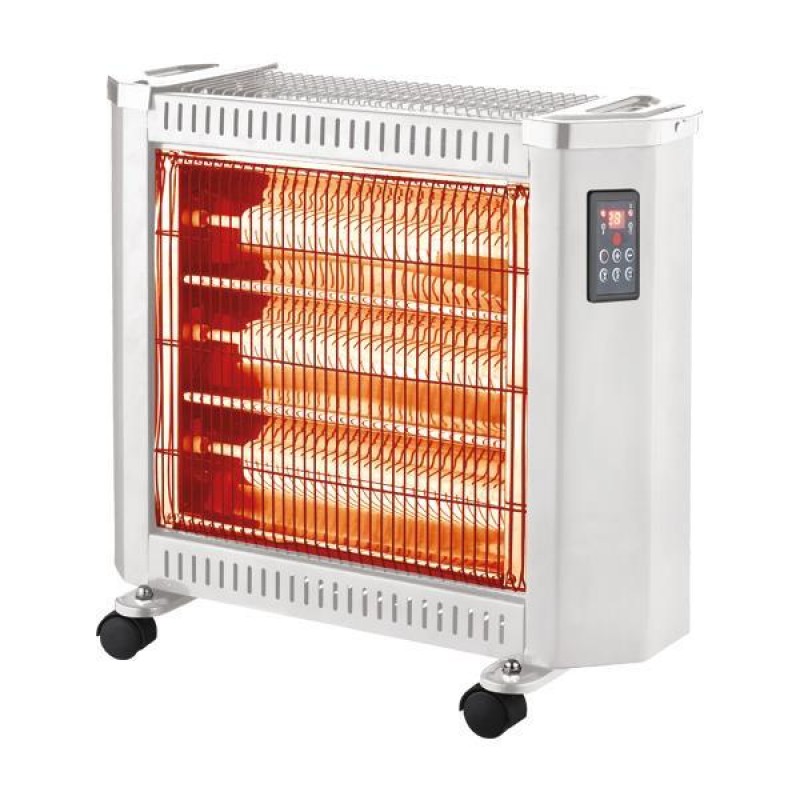 Eurolamp 147-29700 Σόμπα Χαλαζία με Τηλεχειριστήριο 2400W Λευκό 