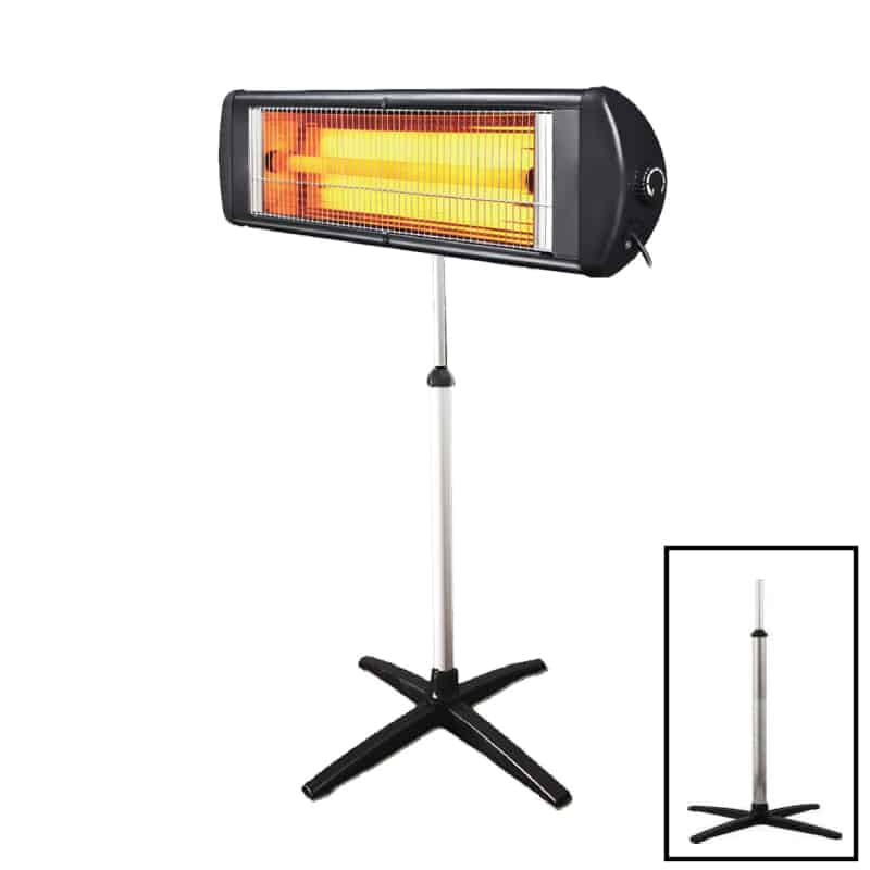 HB-8550PLUS Θερμάστρα Χαλαζία Τοίχου με Κοντάρι 2500W