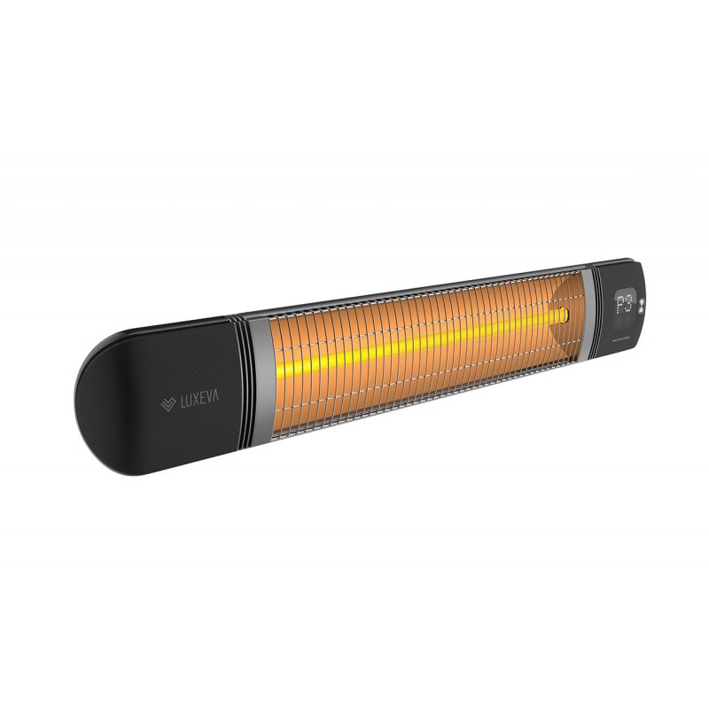 Luxeva Basic–WL Σόμπα Ηλεκτρική Επιτοίχια Υπερύθρων Carbon Heater Μαύρο 2500W