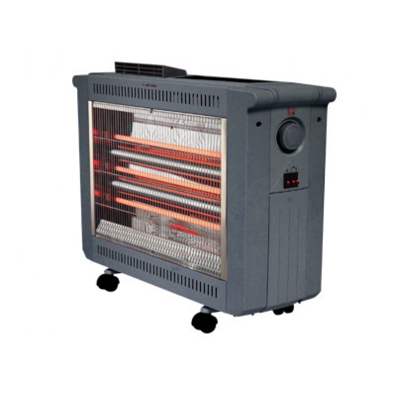 IQ HT-1471 Θερμάστρα Quartz με 3 Θερμοκρασίες και Διακόπτη Ασφαλείας 2400W 