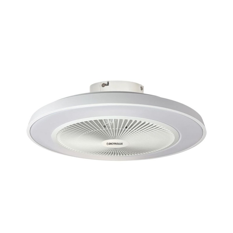 DICTRO LUX 862200  Ανεμιστήρας οροφής με LED φως 48εκ DC μοτέρ 36W Λευκός (180081)