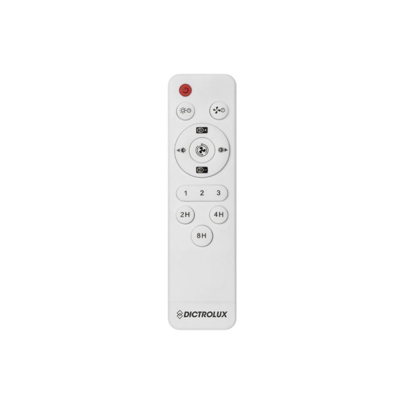 DICTRO LUX 862200  Ανεμιστήρας οροφής με LED φως 48εκ DC μοτέρ 36W Λευκός (180081)