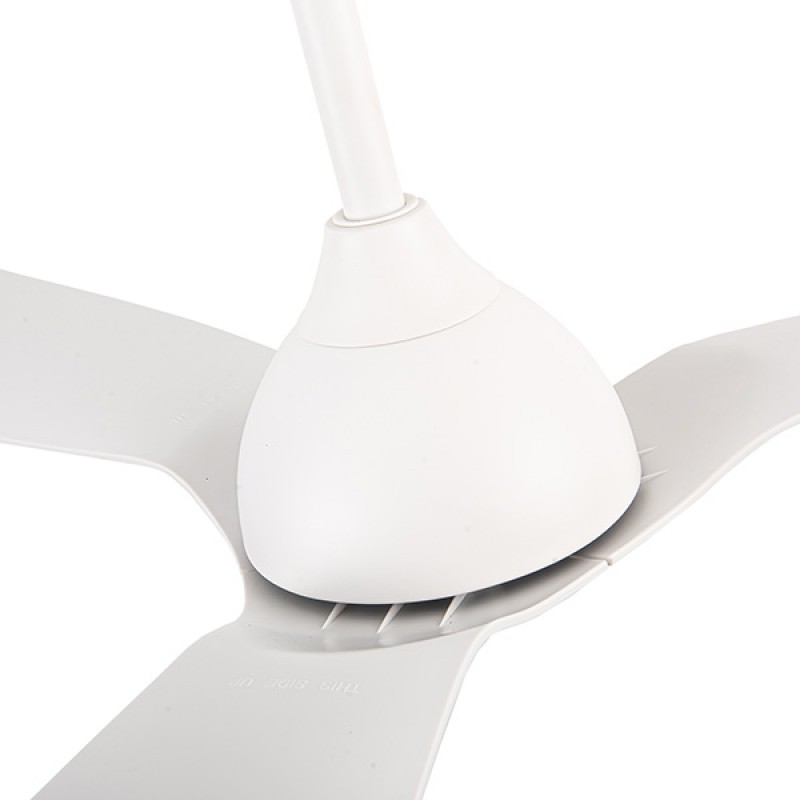Eurolamp 300-25029 Ανεμιστήρας Οροφής Αδιάβροχος με Τηλεχειριστήριο, DC μοτέρ και Αντίστροφη Περιστροφή Φ132 35W (300-25029)