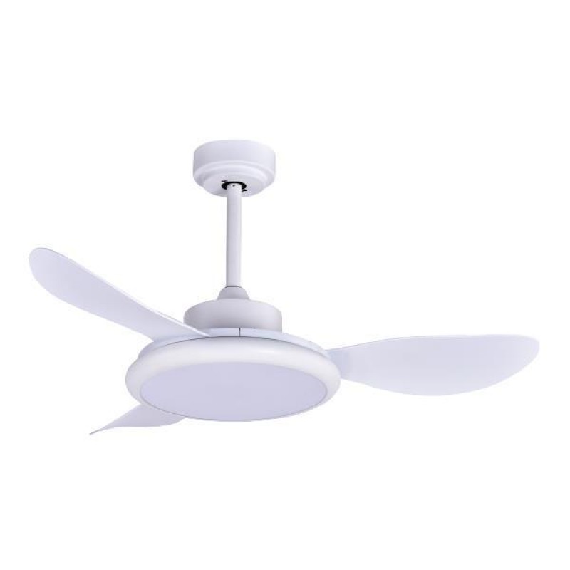 Eurolamp 300-25037 Ανεμιστήρας Οροφής με Led Φως και Κοντρόλ DC Φ107  35W Λευκός 