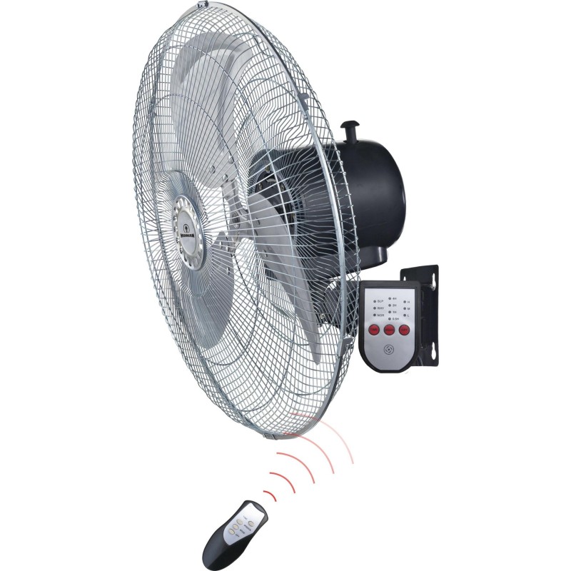 HUMAN FW45-RC Ανεμιστήρας Επιτοίχιος 45cm με Τηλεχειριστήριο 90W