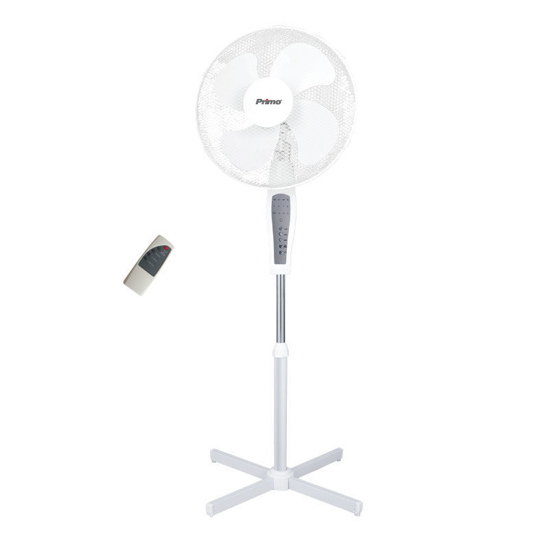 Primo PRSF-80504 Ανεμιστήρας Ορθοστάτης Λευκός 40cm 50W (800504)