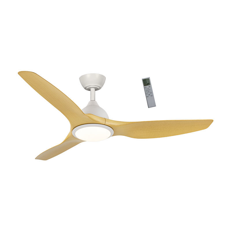 Primo PRCF-80726 Ανεμιστήρας Οροφής  52'' 132εκ. Με Τηλεχειριστήριο 1 Φως LED 3 Φτερά Λευκός-Ξύλο (800726)