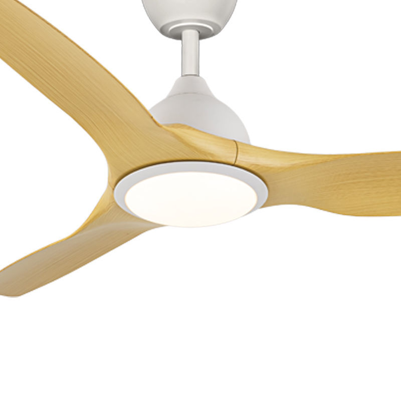 Primo PRCF-80726 Ανεμιστήρας Οροφής  52'' 132εκ. Με Τηλεχειριστήριο 1 Φως LED 3 Φτερά Λευκός-Ξύλο (800726)