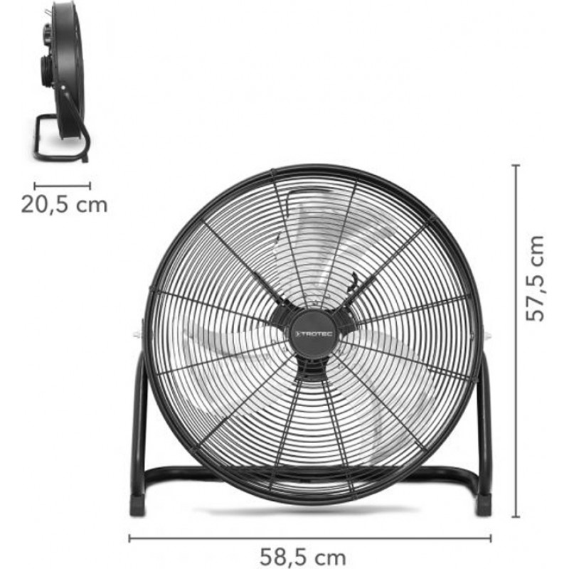 Trotec 180048 Ανεμιστήρας δαπέδου 120w 50cm