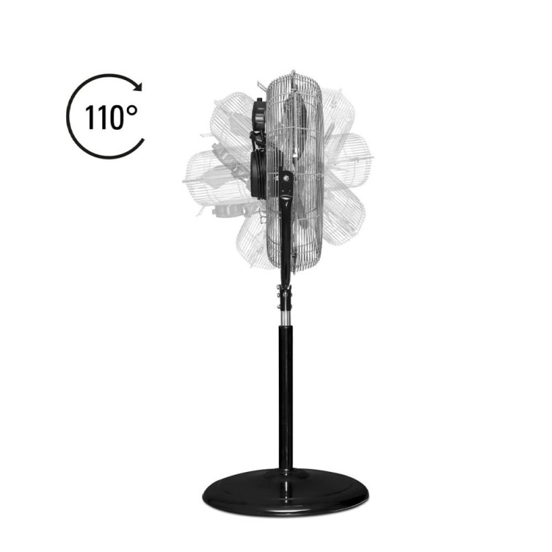 TROTEC  TVM18S Ανεμιστήρας ορθοστάτης μεταλλικός 100W με 3 φτερά (180078)